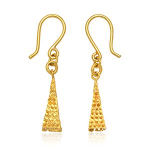 순금 귀걸이 3.75g [메쉬 피라미드]