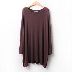 아이우먼 촉촉실키루즈긴팔티 RAA329M412 빅사이즈