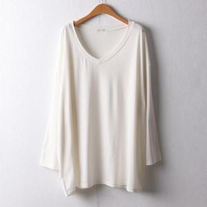 아이우먼 기모실키브이긴팔티 RAF953M412 빅사이즈