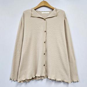 아이우먼 몰리반오픈카라프릴티 BNT417M412 빅사이즈