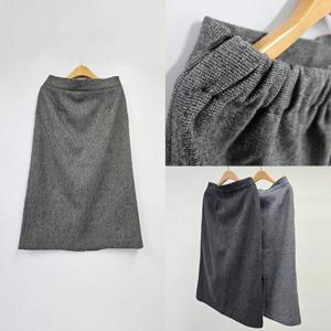 위쉬몰 CR 팬슬백밴딩H트임스커트(T427H412) 빅사이즈