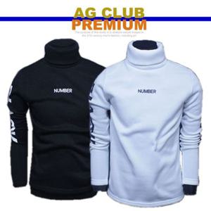 목폴라 기모 넘버 블랙 폴라