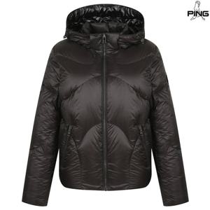 [핑골프][양말증정]여성 후드 구스 다운 점퍼 121D4JP751_BK