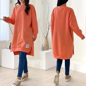 위쉬몰 IL 기모라벨롱트임박스티(K461H412) 빅사이즈