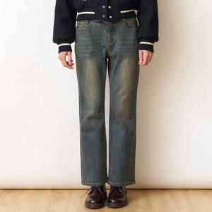 [행텐 틴즈]여성 이너밴딩 스판 부츠컷 기모 데님팬츠_360(10490-155-802-10)