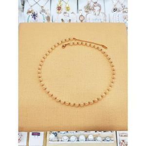 볼라레 세이브존01 생일선물 샤 써지컬 명품 6mm 진주 목걸이 LN703