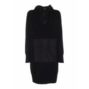 [DKNY] 라프리마 여성 맥시 테크니컬 패브릭 디테일 니트 원피스 인 blac P0DS8FP5BBL 블랙 /8