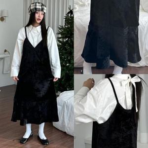 위쉬몰 LT 헤이즐럿벨벳나시원피스(T487H412) 빅사이즈