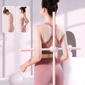 스트레칭막대기 요가봉 스트레칭 스틱 막대 기구 십자 스트레칭봉