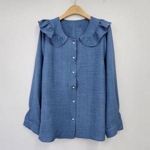 아이우먼 사랑스런프릴블라우스 BGS930M412 빅사이즈