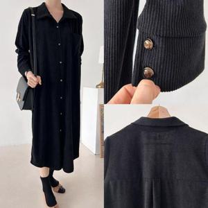 위쉬몰 BS 엔드골덴블랙원피스남방(T497H412) 빅사이즈