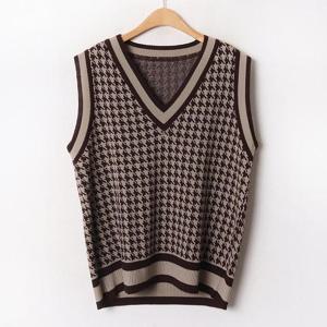 아이우먼 클래식패턴체크조끼 EBB449M501 빅사이즈