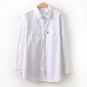 아이우먼 코튼베이직포켓남방 MN8824M501 빅사이즈