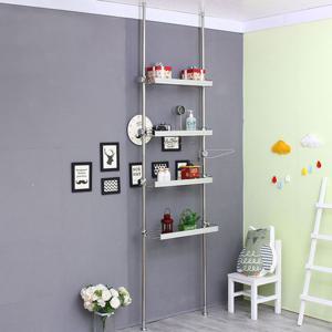 알루미늄 욕실선반 4단 600 수납선반 기둥선반