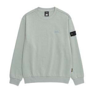 내셔널지오그래픽 N251USW810 블루핀 로고 세미오버핏 맨투맨 KHAKI GREEN