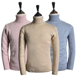 YKP1608 무지 남자 니트폴라