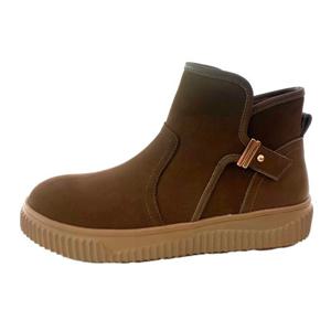 [에스콰이아(남성화)]여성 미니멀 누벅 숏 앵클부츠-YADWBS834BR