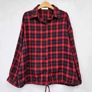 아이우먼 위너그라데이션체크남방 IRT599M412 빅사이즈