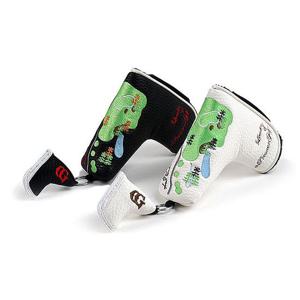 골프채커버 골프지도 퍼터커버 기역자 커버홀더일체형 2컬러