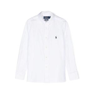 키즈 폴로 랄프로렌 키즈 셔츠 322 819238 001 001 WHITE