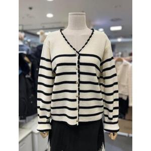 오조크 세이브존01 스트라이프 브이넥 가디건 HOTSCGK512P