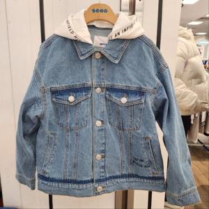 에스핏 HC23 레터링 데님 자켓 SJZ101MJJK40