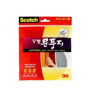 방문 3M 스카치 2350 V형 여닫이 틈새 문풍지 현관