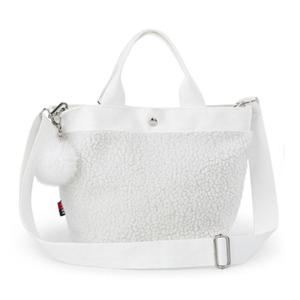 뽀글이 가방 여자 손가방 패션 메신저백 흰색 핸드백