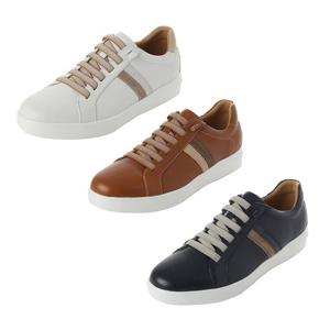 [엘칸토(남성화)]남성쿠션UP 밴드 스니커즈 LCMS42U14C 네이비/카멜/아이보리