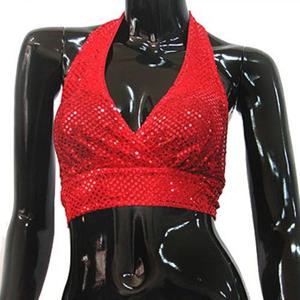 라인댄스복 BDT3901 반짝이먼로탑 나팔바지 테마 에어로빅타이즈