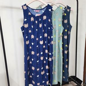 국산 여성 레이온 홈웨어 원피스잠옷