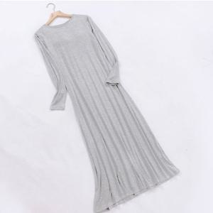 모달 긴팔 원피스 홈웨어 원피스잠옷 이지웨어