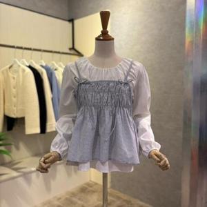 [ab.f.z]AOZ1ZB33C_베스트 레이어드 블라우스