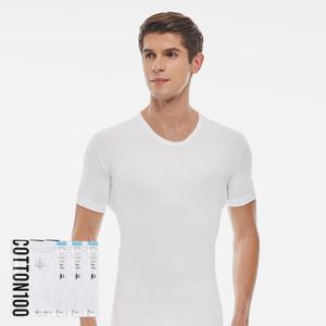 제임스딘 순면 후라이스 메리야스 반팔 러닝 3매 NFJ0243