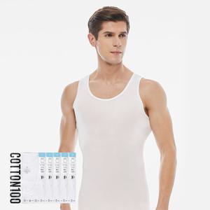 제임스딘 남성 후라이스 순면 메리야스 러닝 5매 NFJ0145