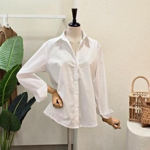 [포커스]FS5A7BL00398_루즈핏 클래식 코튼 셔츠