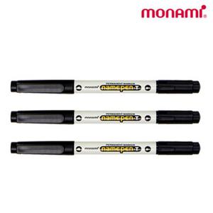 모나미 네임펜T/트윈형/검정/1타/12개입