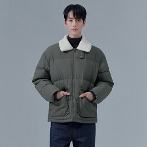 남성 보아 퍼 카라 패딩 점퍼-CFRK4721D0V