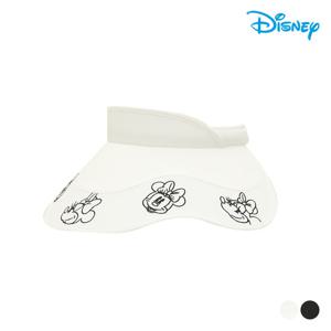 [디즈니골프]여성 캐릭터 아트웍 와이드 선바이저 썬캡 모자 DM1LAC007
