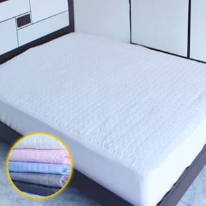 침구 세미마이크로 누빔 매트리스커버 SS 110x200블루