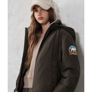 [지프]여성) 숏기장 속사시 오리털 다운 자켓 점퍼 JP4JPF416