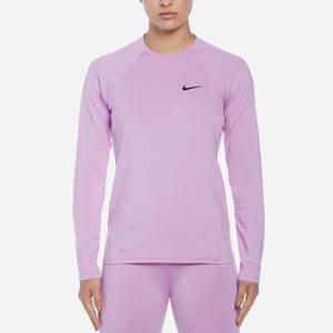 나이키스윔 NESSA386-586 여성 에센셜 롱슬리브 래쉬가드 러쉬 푸시아 - 래쉬가드