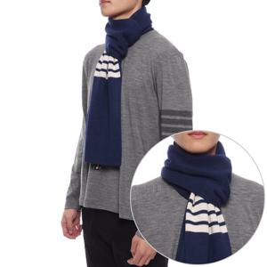 [톰브라운] 24FW 남성 사선 스트라이프 캐시미어 머플러 (MKS026A 00011 415 24F)