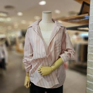 [레코브]LC61E4NB514S_스트라이프 이너 셋업 남방