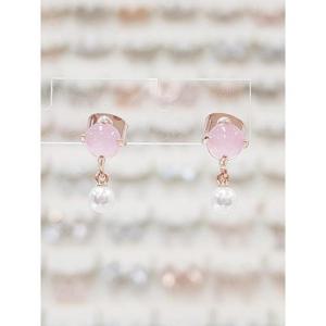 볼라레 세이브존01 히라솔 진주 드롭 귀걸이 spe1286