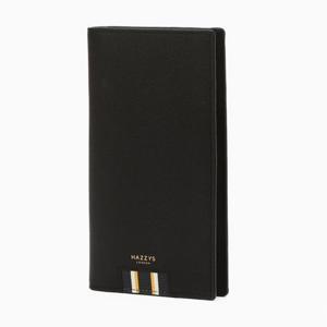 [헤지스] 블랙 컬러배색 소가죽 장지갑[HJWA5E508BK]