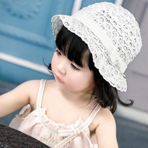유아모자 리본 레이스 아동 벙거지모자 44 52cm 500081
