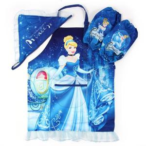 유치원앞치마 신데렐라 트윙클 앞치마 토시두건 3종세트 요리 미술