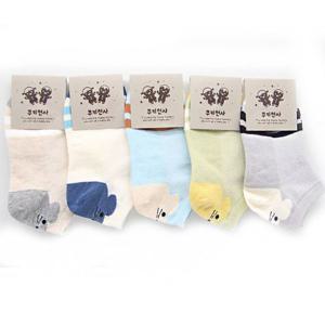 유아양말 동물 얼굴 남아 여아 여름 메쉬 망사 패션 양말 5켤레