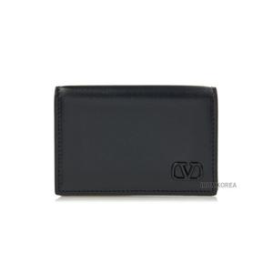 [발렌티노 가라바니] 공용 V로고 시그니처 미니 카드지갑 4Y2P0U14 ZQU 0NO